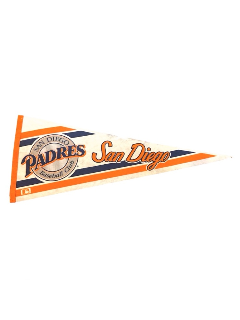Vintage San Diego Padres Baseball Club Pennant
